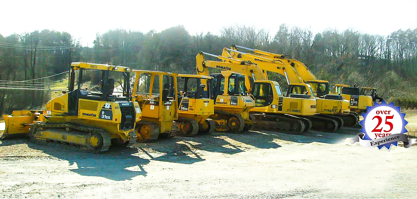 loaders and Excavators desktop banner